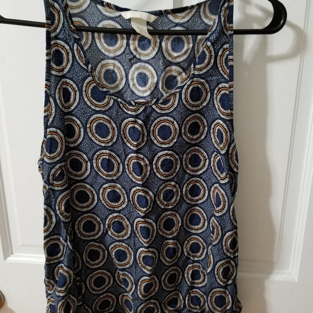 H&M Printed Blouse, Sleeveless